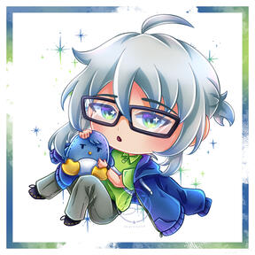 Cel Render Full Body + Prop (Character @PenbuVT)